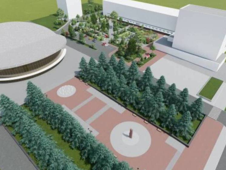 Перед цирком в Брянске могут построить фонтан