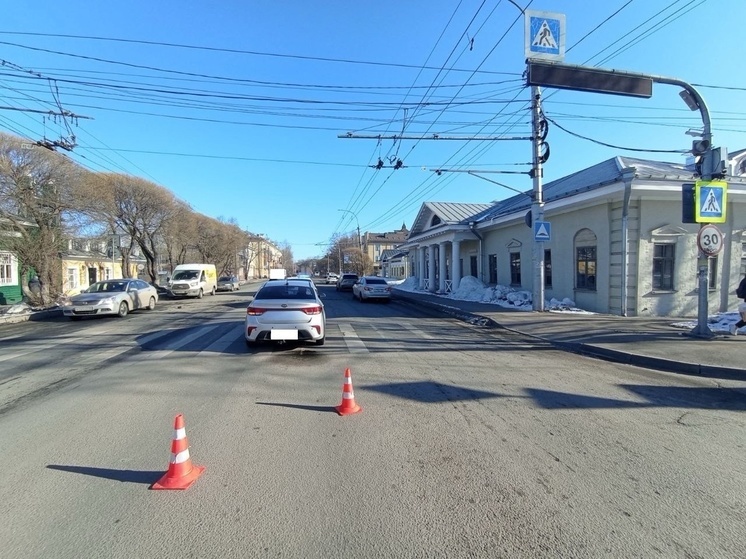Пешехода сбили в Вологде на улице Чернышевского