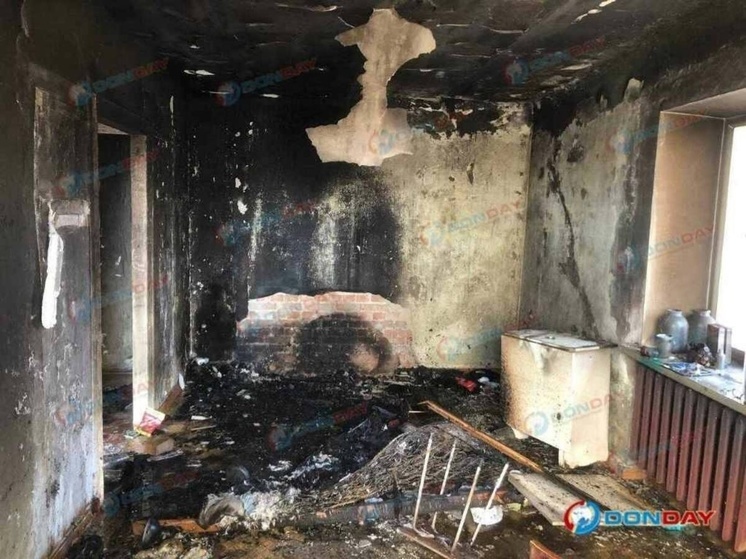 В Шахтах при пожаре в квартире погибла женщина