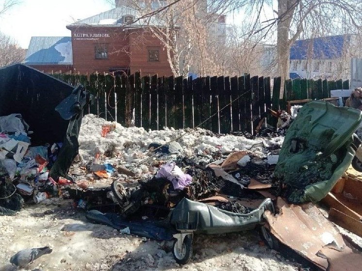 15 мусорных контейнеров сгорели в этом месяце из-за безответственности пензенцев