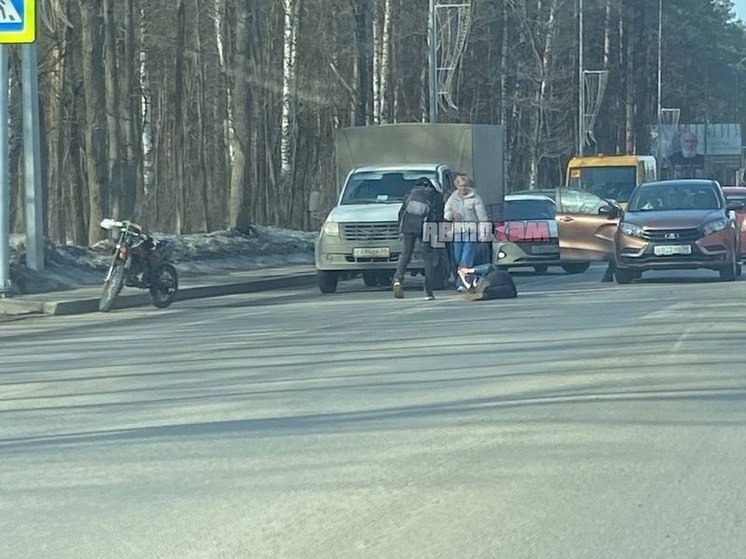 В Пензе на Окружной сбили мотоциклиста