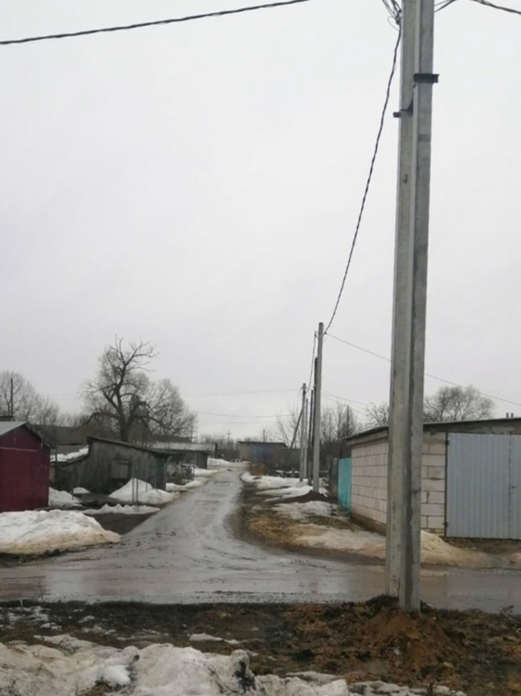В Колпне Орловской области обновили 0,6 км электролиний