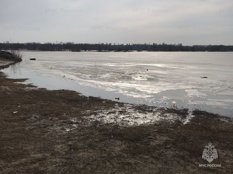 На озере Орлик-5 в Брянске рыбак провалился под лёд