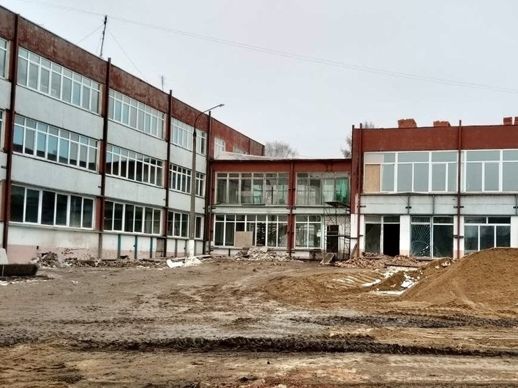Капремонт в школе №1 города Дрезна закончат к началу учебного года