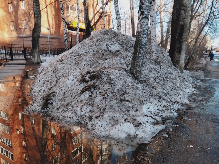 Из Кировского района Томска за сутки вывезено почти 500 тонн снега
