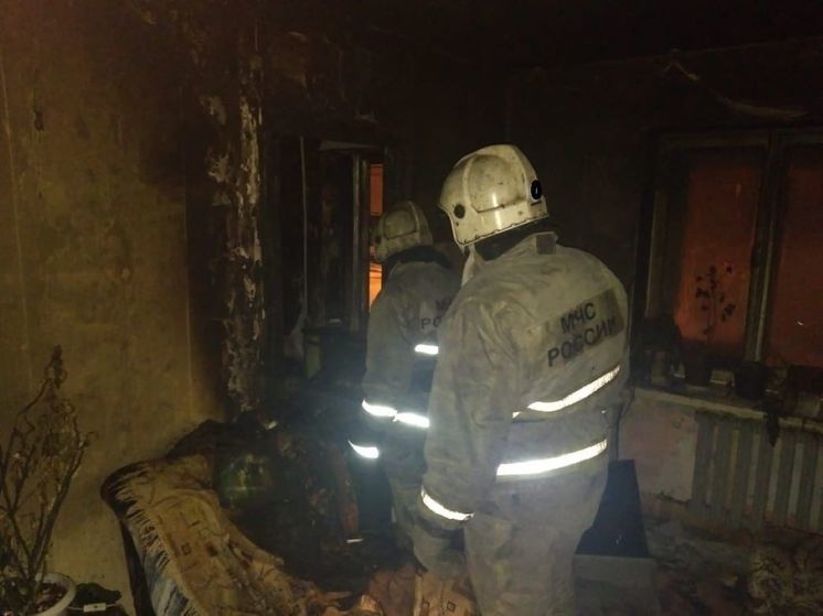 Несколько человек пострадали во время ночного пожара в Дмитрове