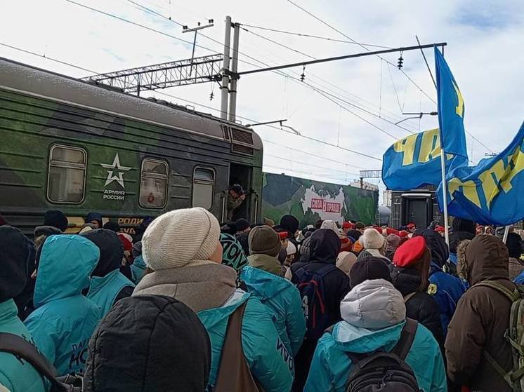 "Сила в правде": в Томск утром 22 марта прибыл тематический поезд Минобoроны