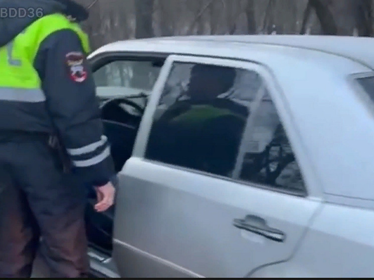 Под Воронежем задержали пьяного 22-летнего водителя на угнанном автомобиле