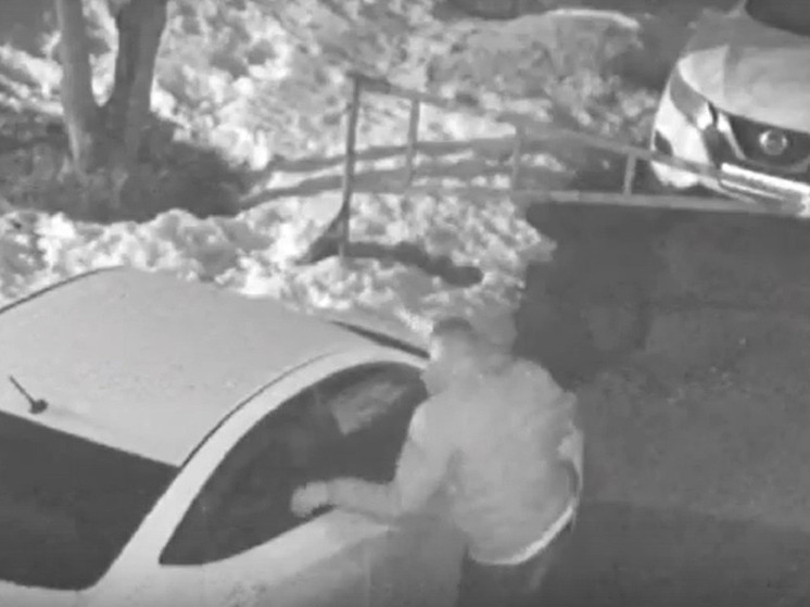 В Тверской области ловкий мужчина ударом ноги снес зеркало заднего вида автомобиля