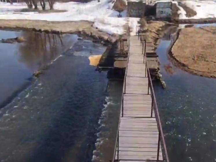 Ремонт аварийного моста два года ждут жители деревни под Можайском