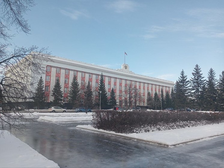 В Барнауле у здания правительства Алтайского края спилят ели