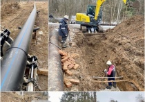 В Сланцах продолжается капитальный ремонт канализационного напорного коллектора. Работы закончат летом, сообщили в пресс-службе Леноблводоканала.