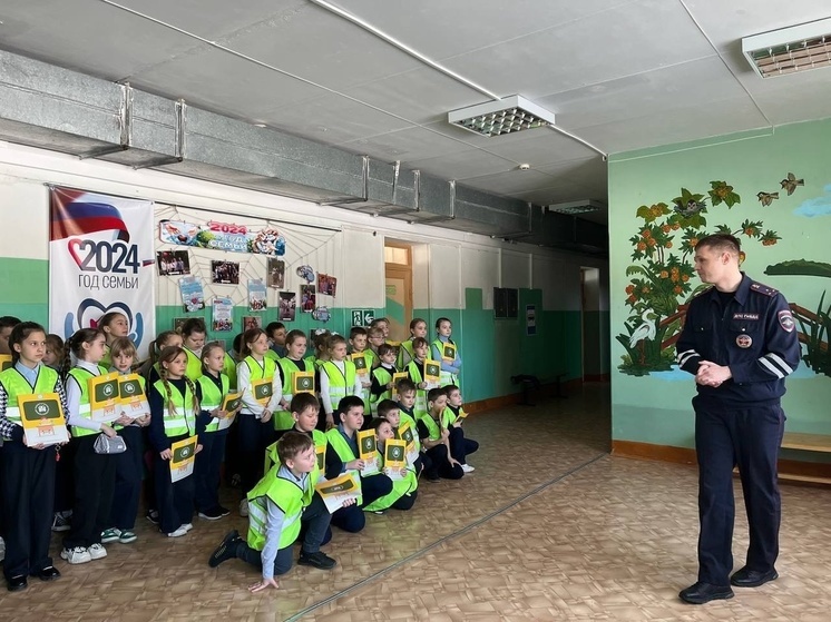 ГАИ и «Лаборатория безопасности» посетили Александровскую школу под Рязанью