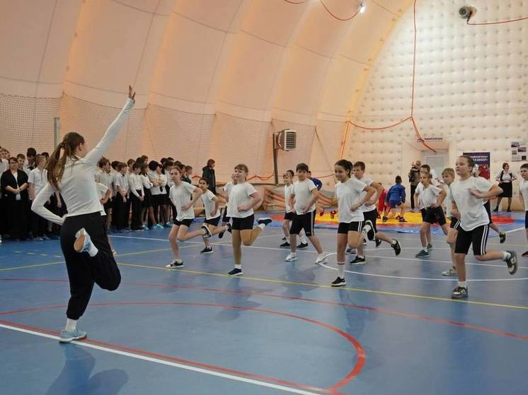 В Крымске в школе открыли новый спортзал