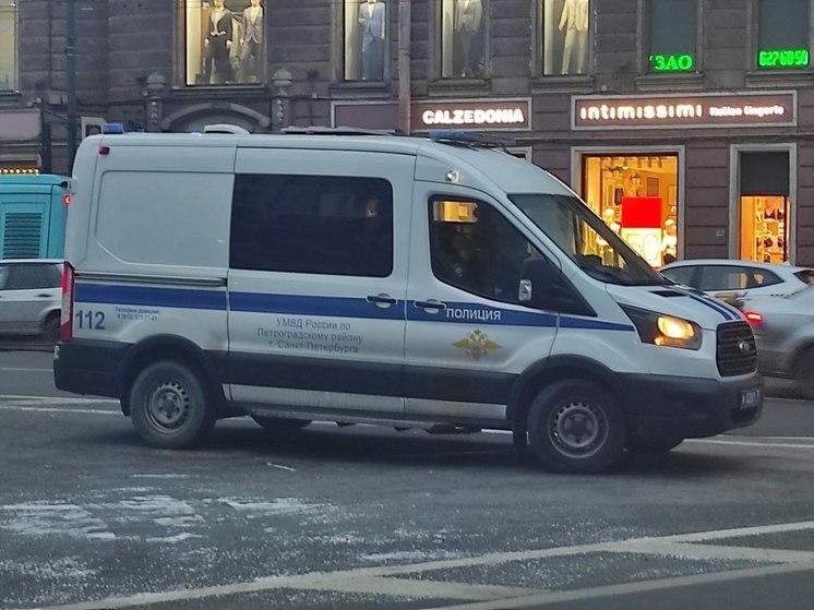 Сотрудники ОМОН патрулируют улицы Петербурга