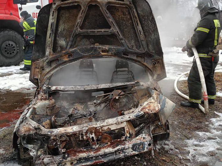 В Валдайском районе погиб человек в горящей машине