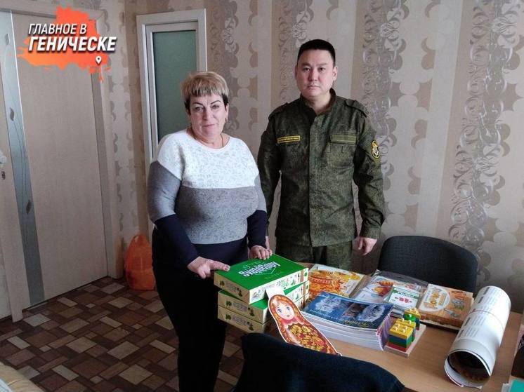 Офицеры СК передали подарки в детсад на Херсонщине
