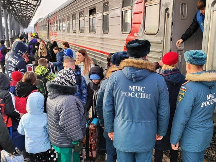 В Тамбовскую область прибыли 150 белгородских детей