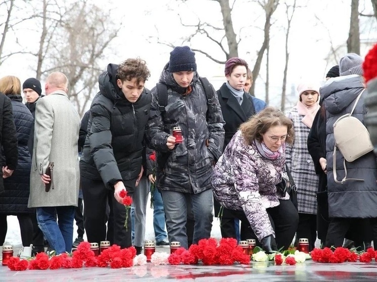 Липчане почтили память жертв теракта в Москве