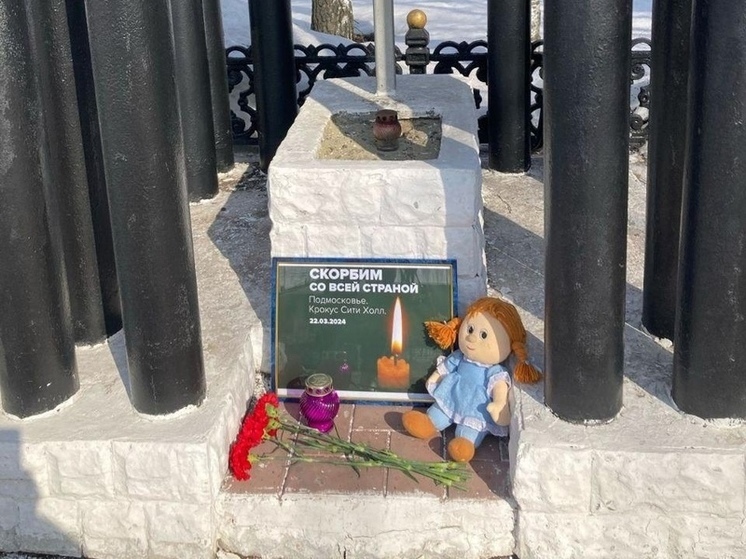 В Шацке организовали мемориал памяти жертв теракта в «Крокусе»