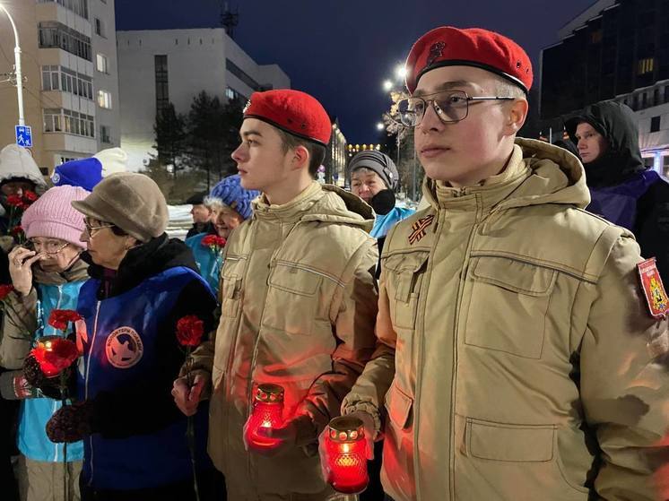 В Архангельске почтили память жертв теракта в «Крокусе»