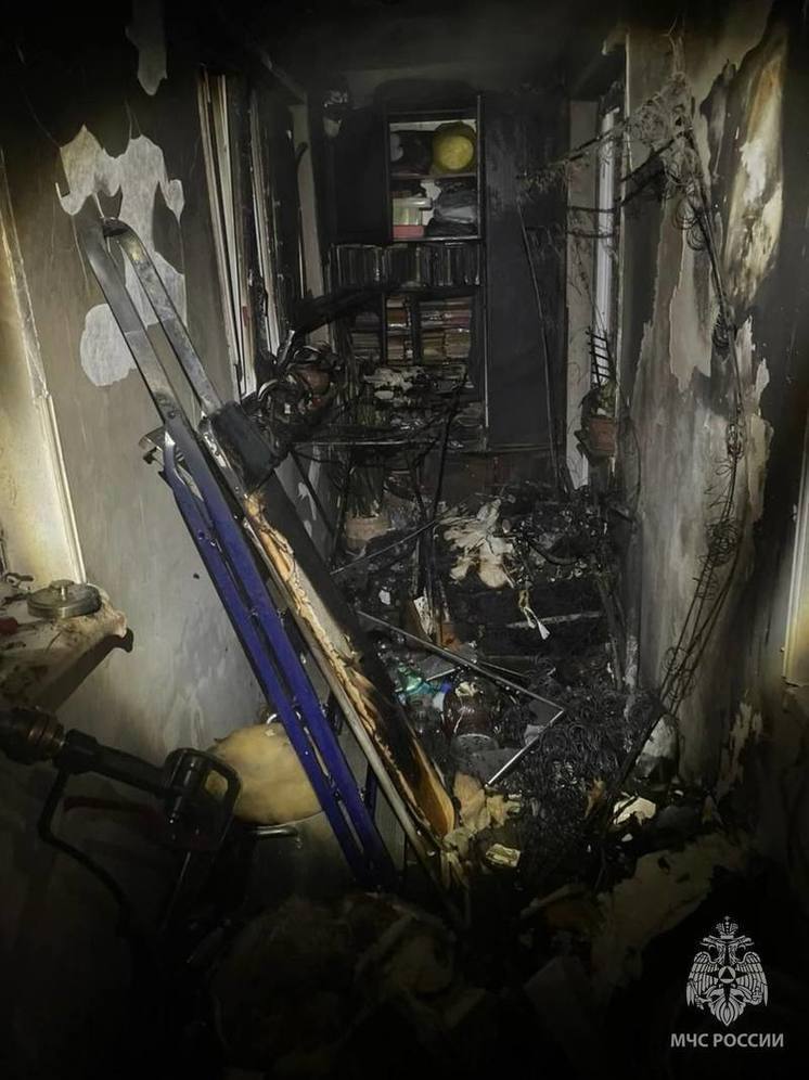 Во Владикавказе 30 человек эвакуировали из дома из-за пожара