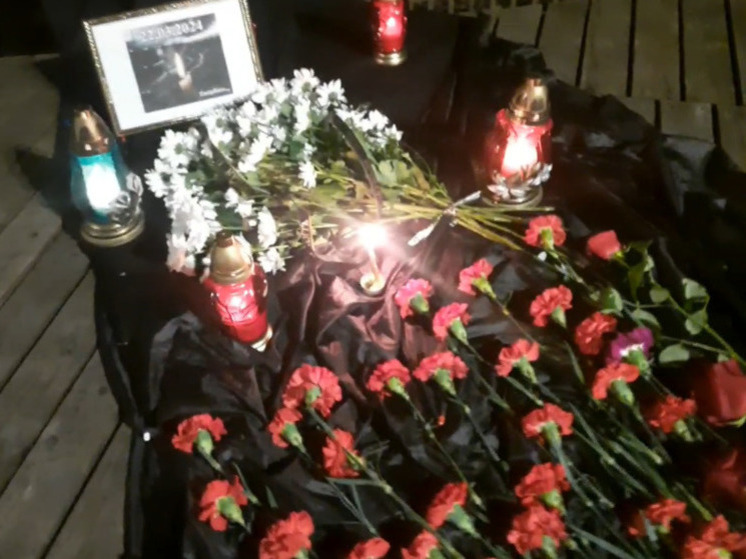 В Зеленоградске появился мемориал в память о погибших в «Крокус сити холле»