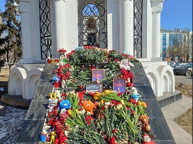 Митинг памяти погибших в «Крокус Сити» прошёл в Иркутске