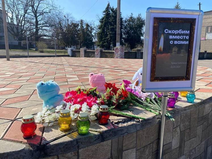  В Великой Лепетихе почтили память погибших во время атаки на «Крокус»
