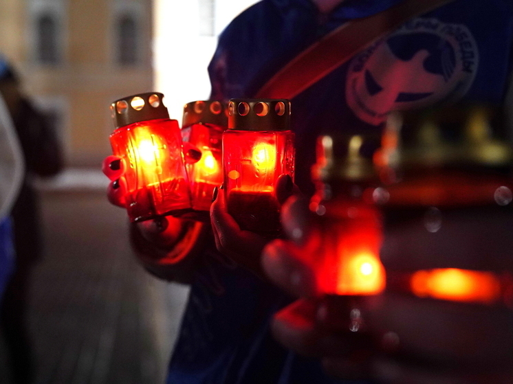 Летят журавли и горят свечи: вологжане вспомнили пострадавших в «Крокус Сити Холле»