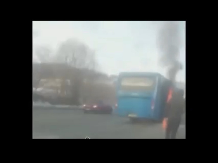 Следователи организовали проверку после пожара в таштагольском пассажирском автобусе