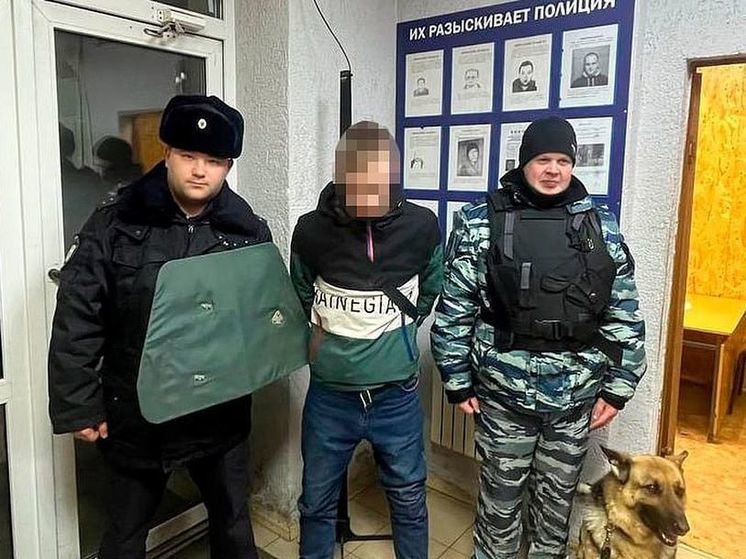 На улице Новой в Рязани задержали находящегося в федеральном розыске мужчину