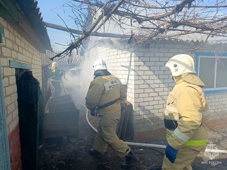 В Губкинском округе при пожаре в жилом доме погиб пенсионер