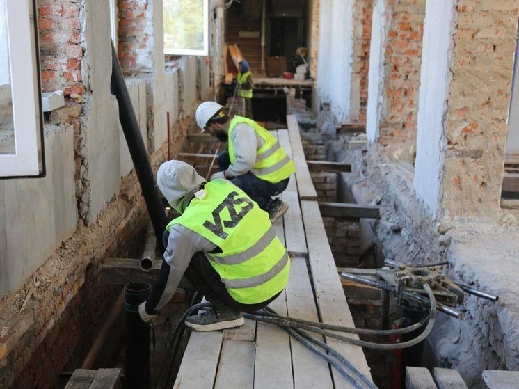 В Туровской школе Серпухова завершили демонтажные работы