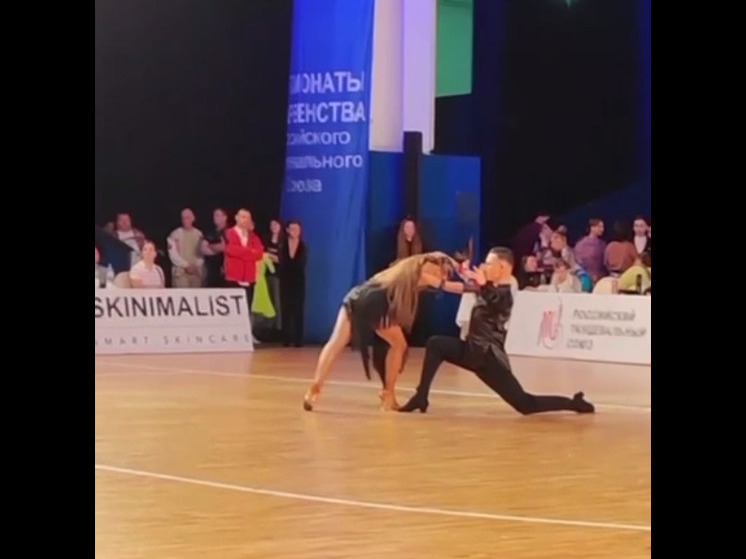 Пара из Мелитополя одержала победу на Всероссийском танцевальном чемпионате