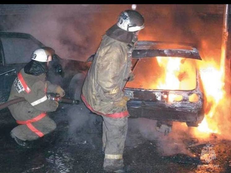 Нива загорелась в Починковском районе