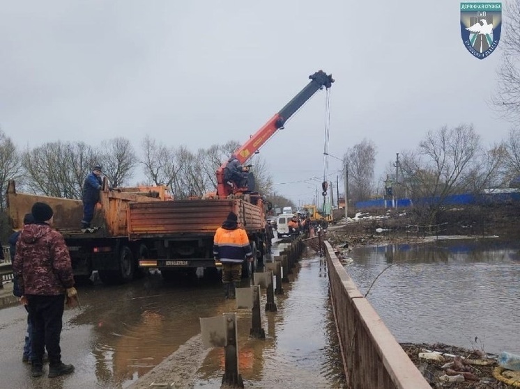 Из-за затопленного моста в Орловском МО изменили маршрут четыре автобуса
