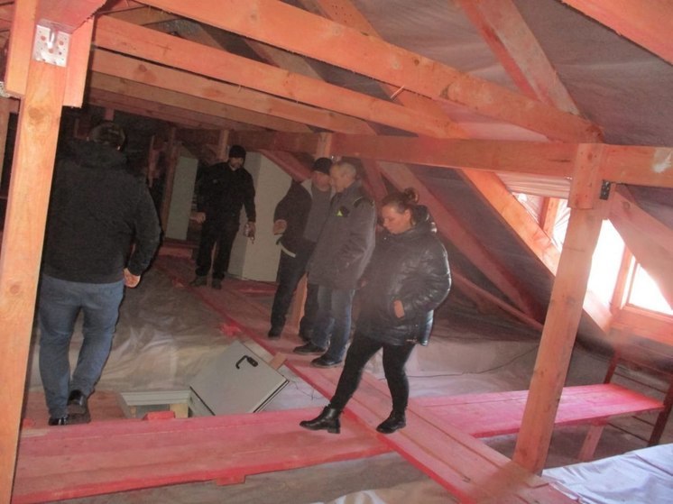В Калужской области отремонтировали первую крышу в этом сезоне