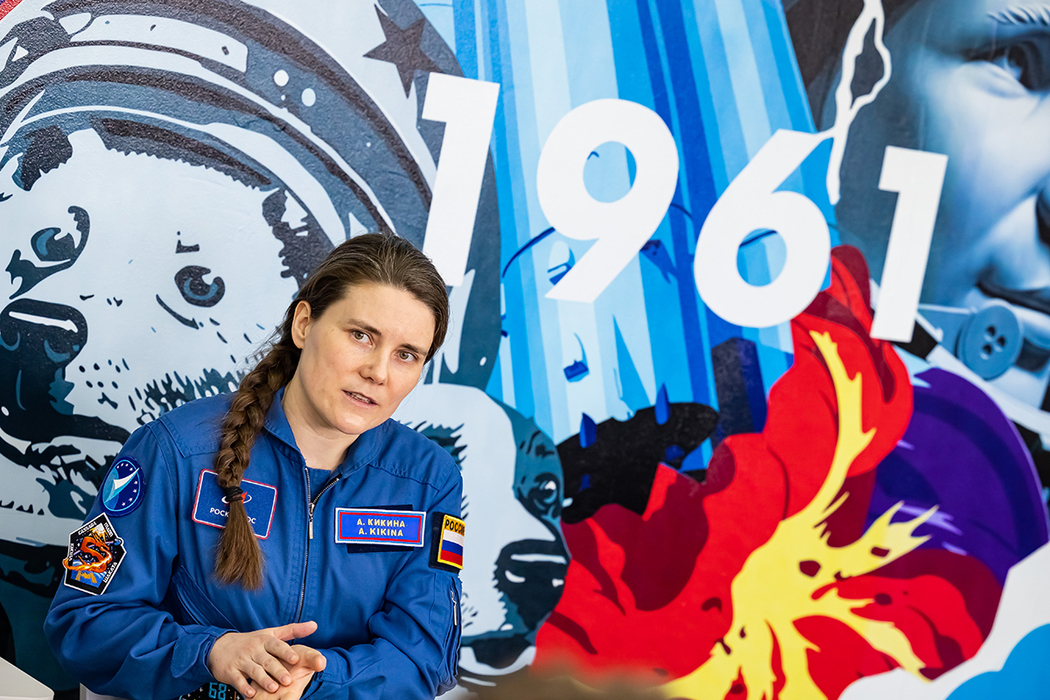 Анна Кикина познакомилась с учащимися калининградских космических классов