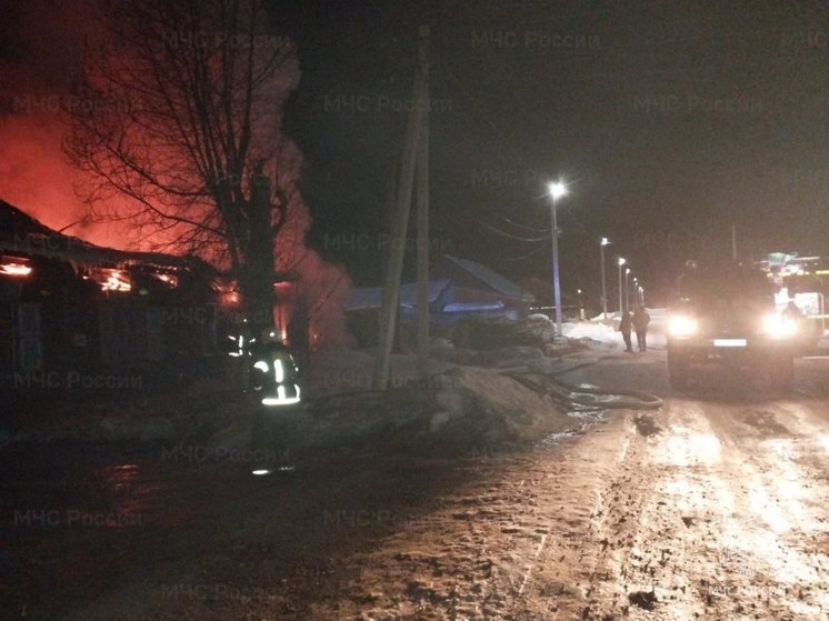 В селе Казачинском на пожаре погиб мужчина