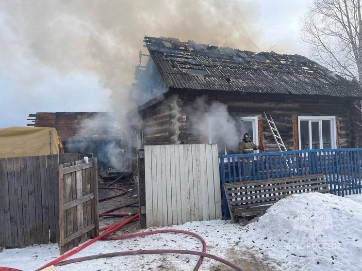 В Красноярском крае при пожаре погиб мужчина