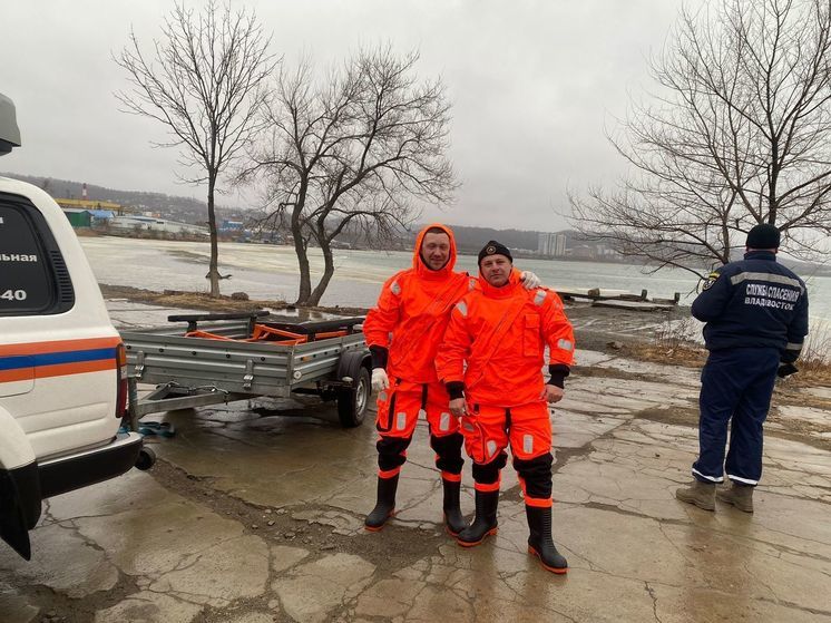 Двое на льдине, не считая собаки: очередных «пловцов» спасли во Владивостоке