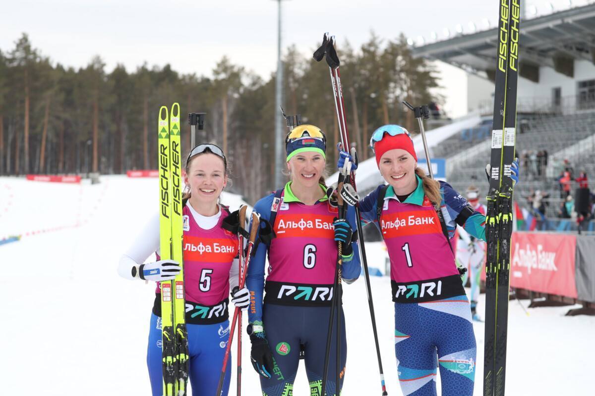 Polina Shevnina won gold at the Russian Biathlon Championships