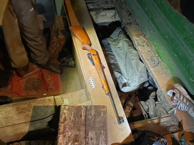 В Приамурье судимый местный житель похитил из сейфа оружие и боеприпасы