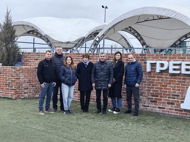 Запорожская делегация посетила один из крупнейших объектов спорта на юге России