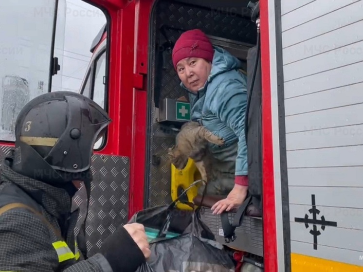 жителей СНТ «Садовод» эвакуировали на пожарной машине