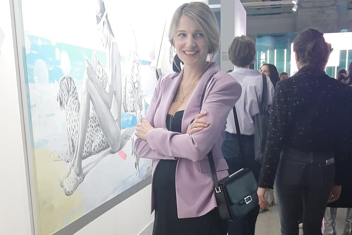 Pregnant Zhenya Malakhova first appeared in public