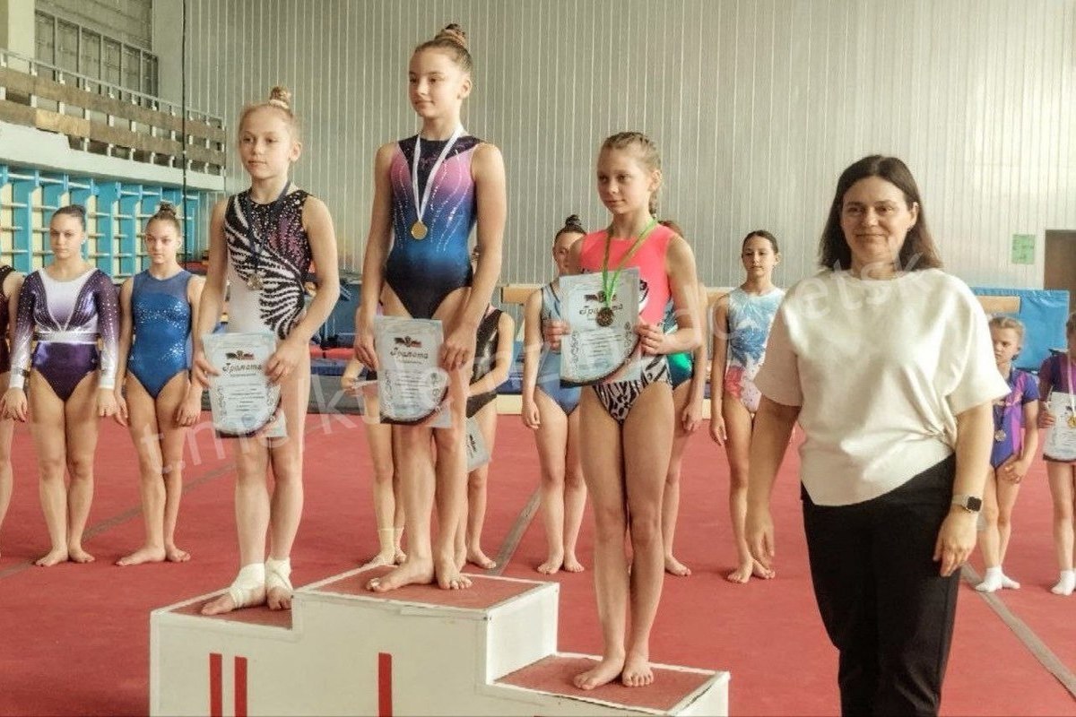 The artistic gymnastics championship took place in Donetsk