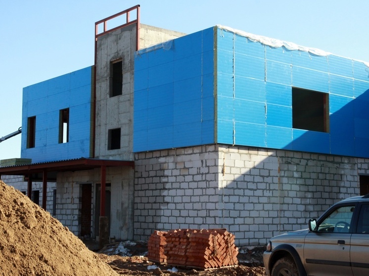 Новое здание бассейна для Вологодского госуниверситета готово на 54%