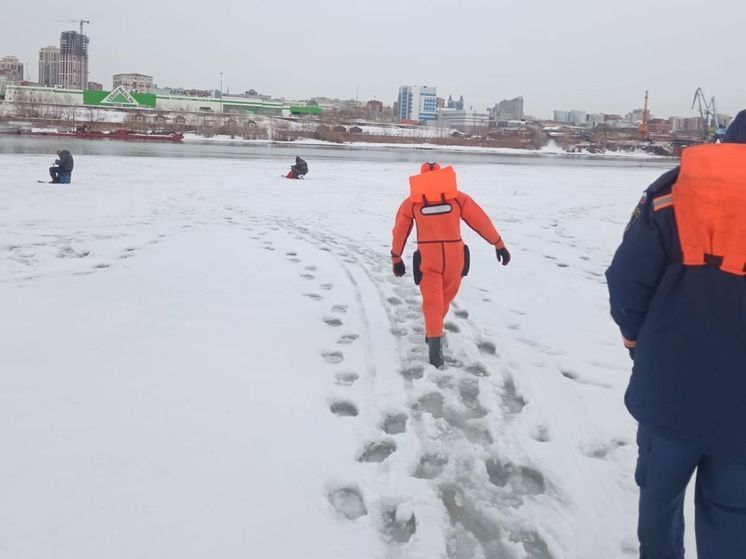В Новосибирской области женщина провалилась под лед